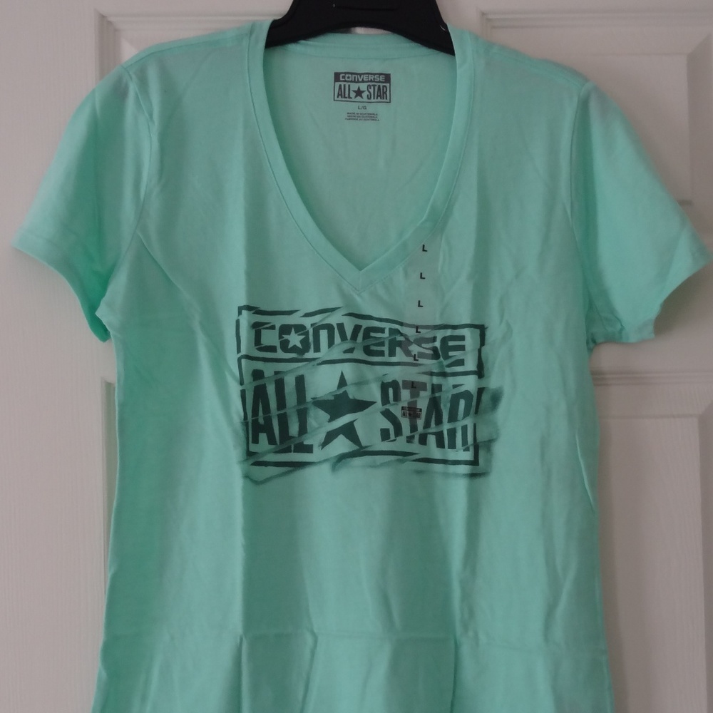 Women's Mint Green Converse Chuck Taylor T-Shirt